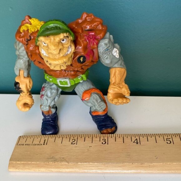 VINTAGE 1989 Playmates Teenage Mutant Ninja Turtles General Traag 4" Figure - Picture 7 of 8